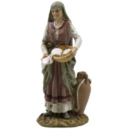 Lavandaia in resina dipinta 12 cm serie economica Landi