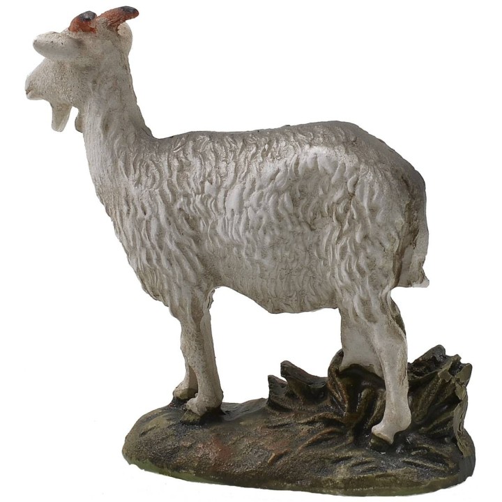 Cabra de resina pintada para estatuas de 10 cm serie económica