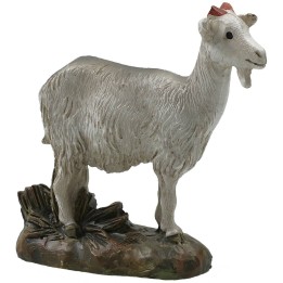 Cabra con base de resina pintada para estatuas de 12 cm serie