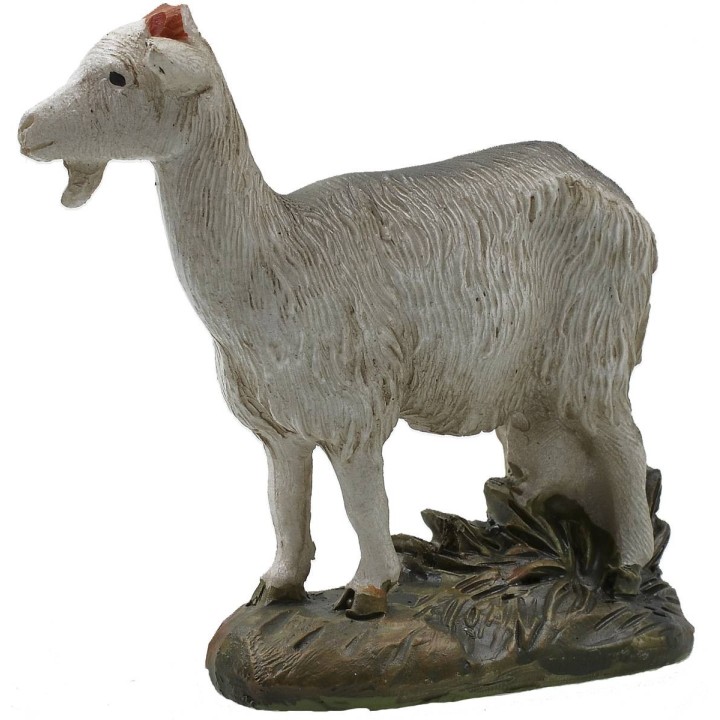 Cabra con base de resina pintada para estatuas de 12 cm serie
