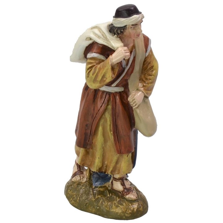 Molino oriental en resina pintada 12 cm serie económica Landi