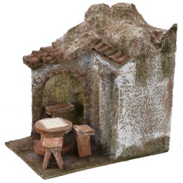 Vinoteca con terraza cm 12,5x8,5x12,5 h para estatuas de 6 cm