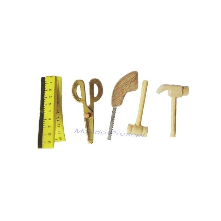 Set of 5 carpenter's tools - 54510