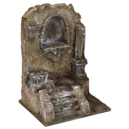 Rudere di tempio antico cm 11,5x9x15 h per statue da 6 cm