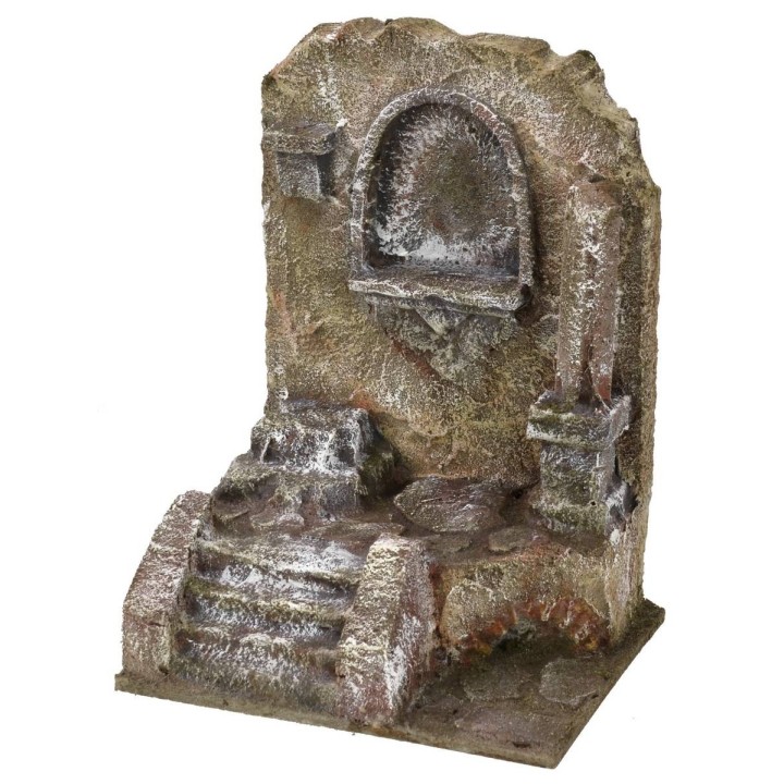 Ruina de templo antiguo de 11,5x9x15 cm de altura para estatuas