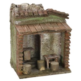 Osteria con pergola cm 11,5x9x13,5 h per statue da 6 cm