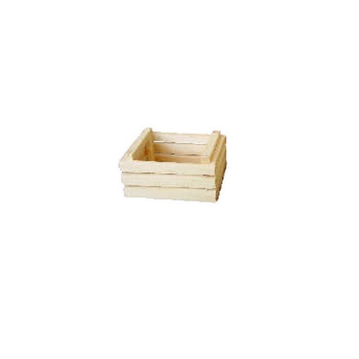 Caja de madera de 3,5x2,5 cm
