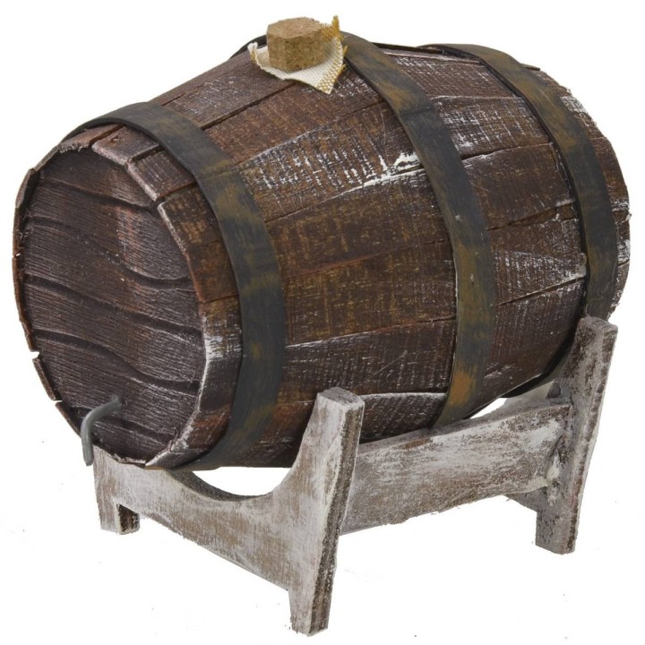 Barrel on base cm 10,5x9x11 h