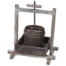 Prensa de madera de 14x10x16 cm de altura para estatuas de 20