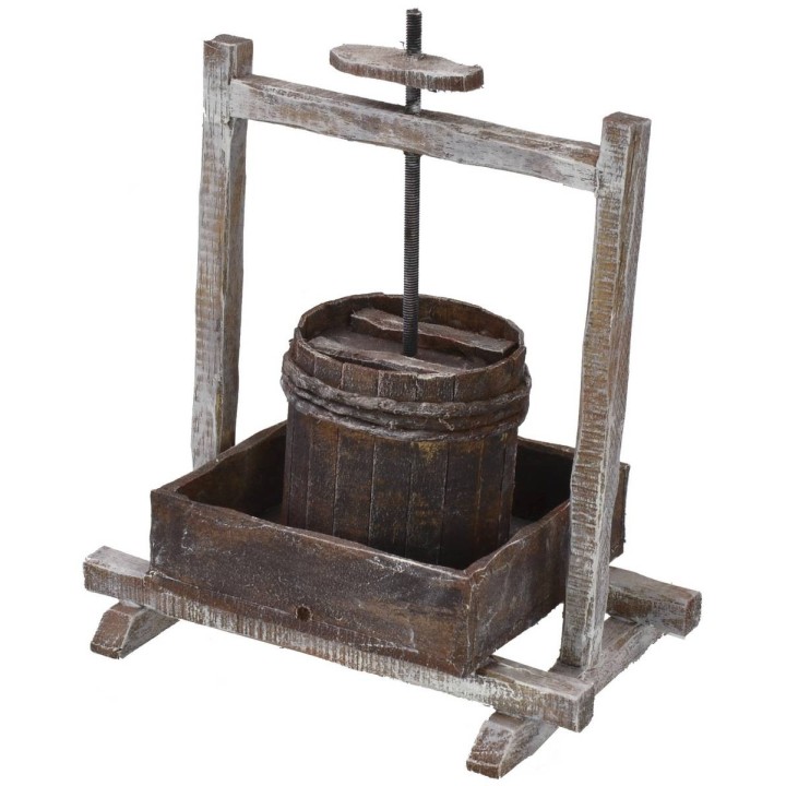 Wooden press cm 14x10x16 h for statues of 20 cm