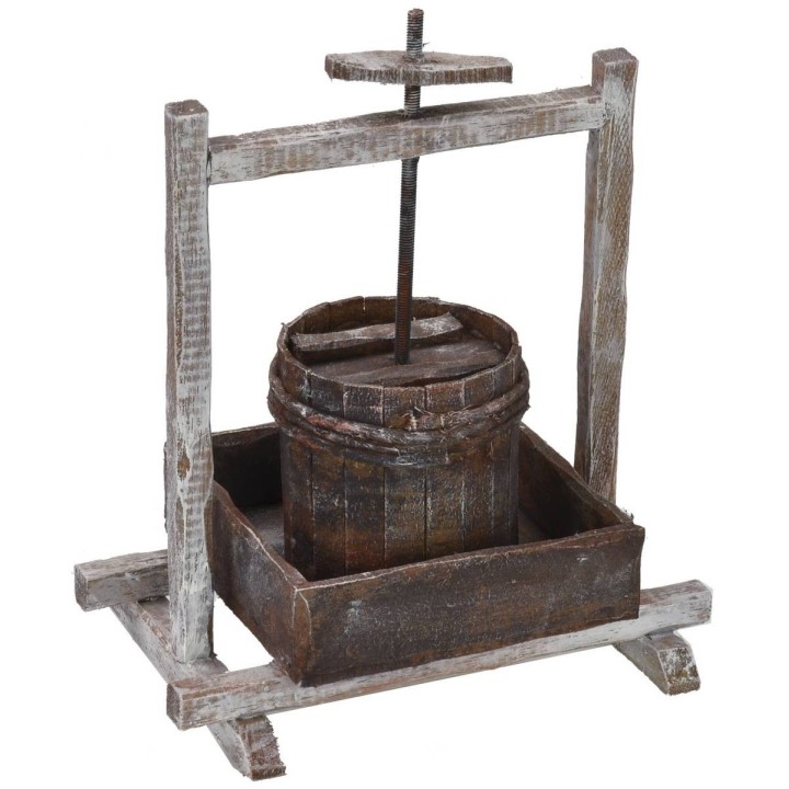Prensa de madera de 14x10x16 cm de altura para estatuas de 20