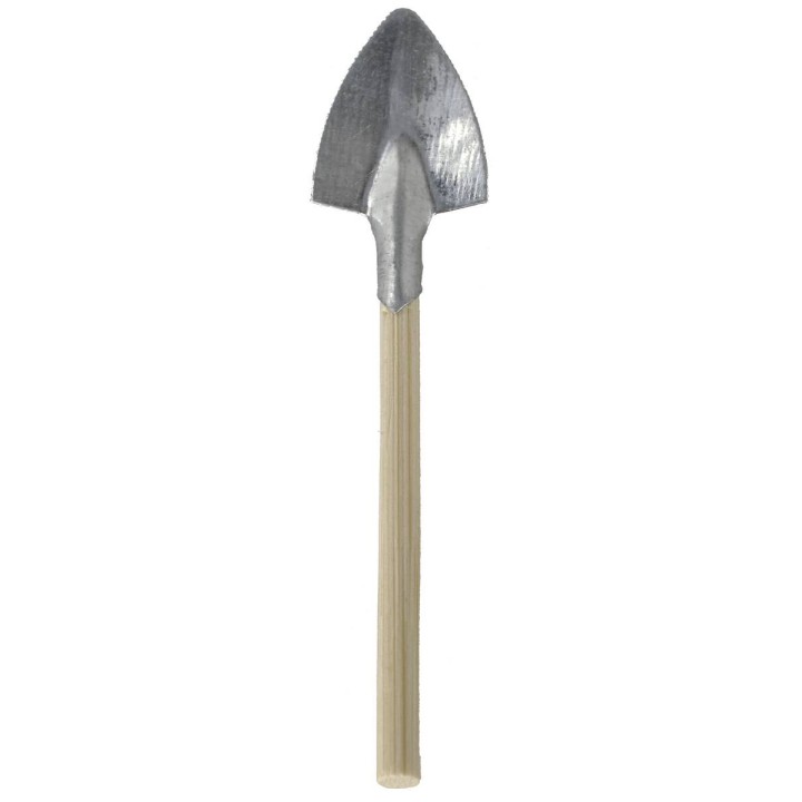 Pala de madera y metal de 7,8 cm