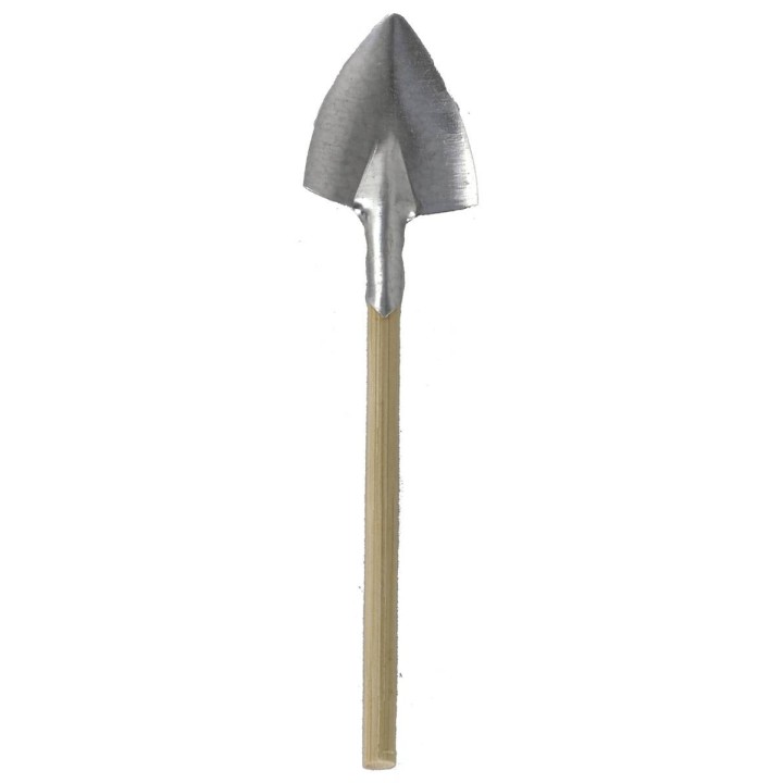 Pala de madera y metal de 10,2 cm