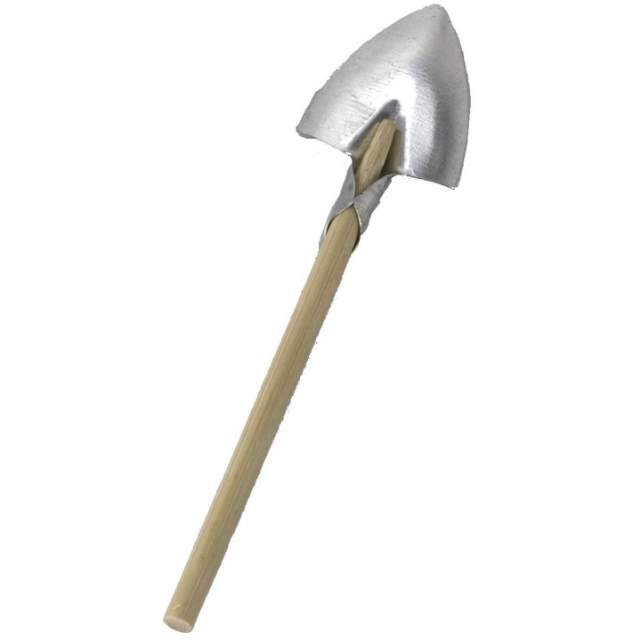 Pala de madera y metal de 10,2 cm