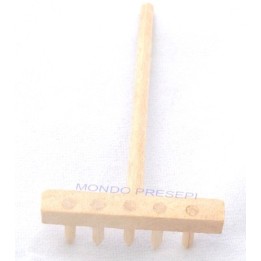 Rastrello in legno cm 6