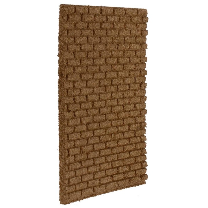 Pannello di sughero a mattoni grandi cm 25x20x1
