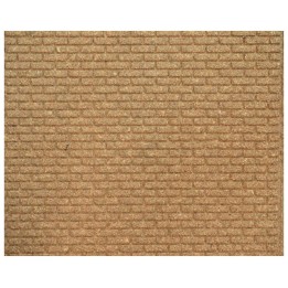 Pannello di sughero a mattoni grandi cm 10x50x1 in 3 parti