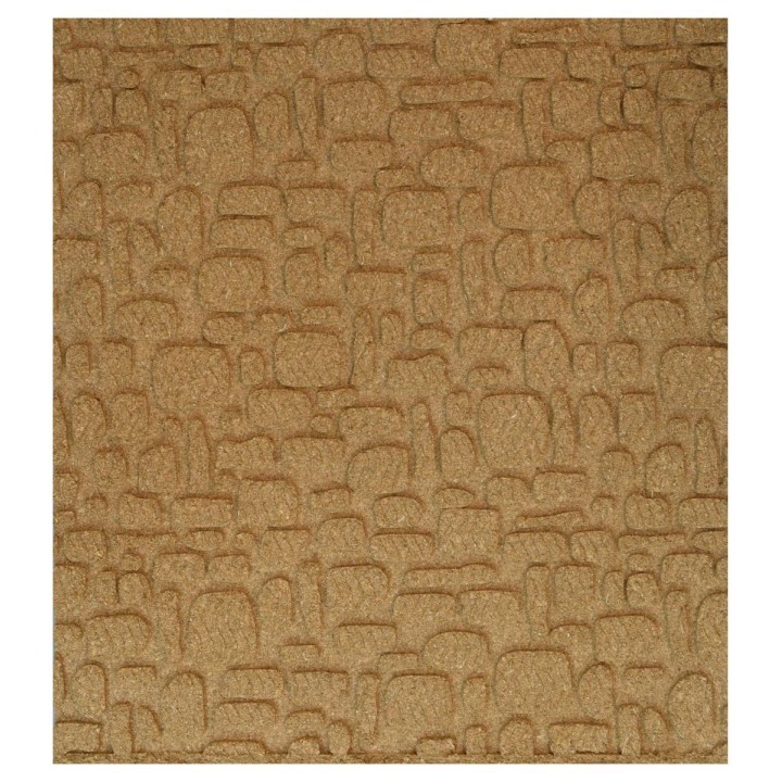 Pannello di sughero a pietre sfalsate cm 100x50x1 in 3 parti