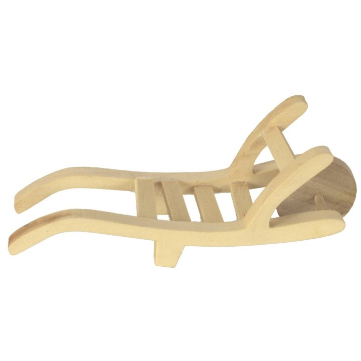 Carriola in legno cm 12x4,3x4 h