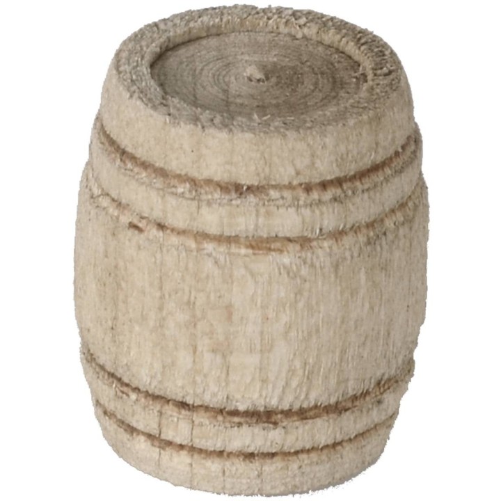 Barril de madera cm 1,8x2 h.