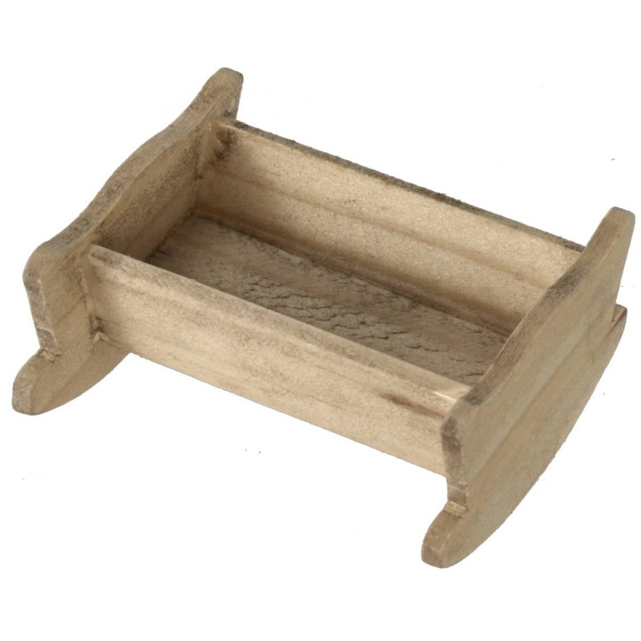 Wooden cradle cm 5x4,6x2,4 h