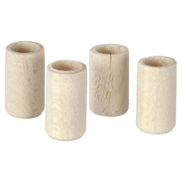Set 4 bicchieri in legno ø 0,7x1,2 cm