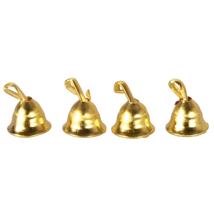 Juego de 4 campanillas ø 0,6x0,7 cm