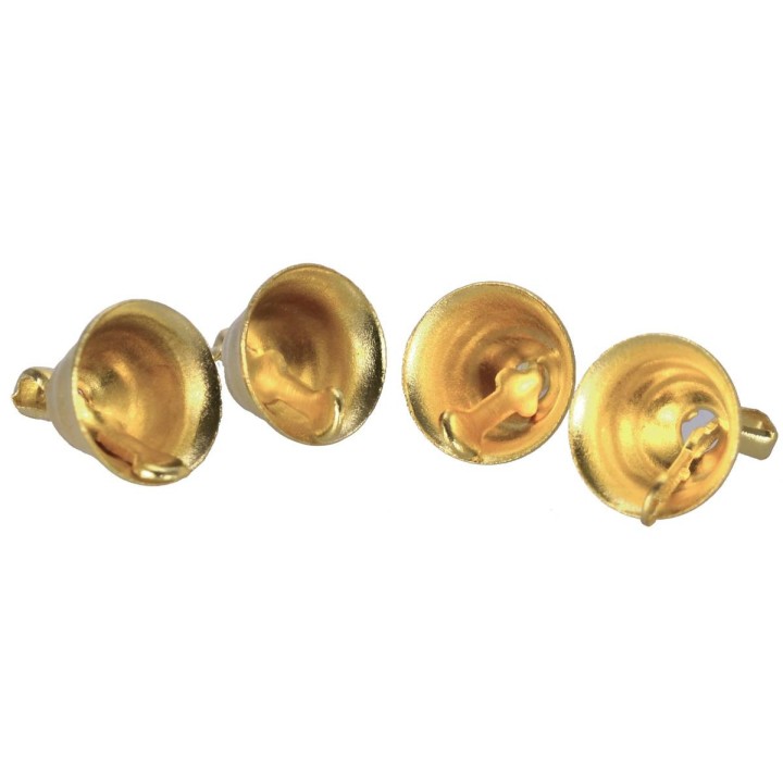 Set of 4 bells ø 0,6x0,7 cm