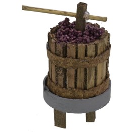 Torchio in legno per uva cm 4,5Øx9 h per statue cm 12