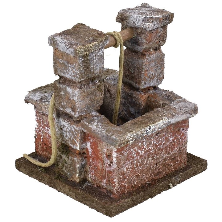 Pozzo per presepe cm 6x6x7 h per statue da 6 cm