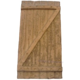 Puerta de resina efecto madera varias medidas