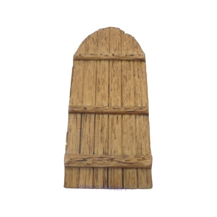 Puerta de resina efecto madera con arco - varias medidas