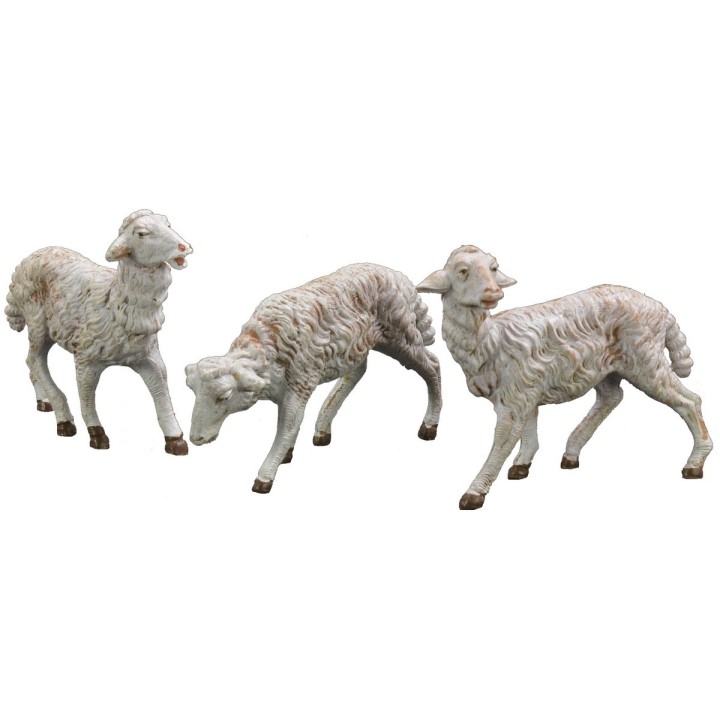 Set di 3 pecore per statue da 19 cm Fontanini