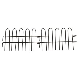 Barandilla de metal negra modular cm 9,5x6 h