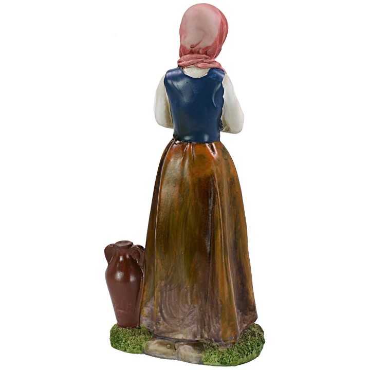 Adoring woman cm 27 in resin