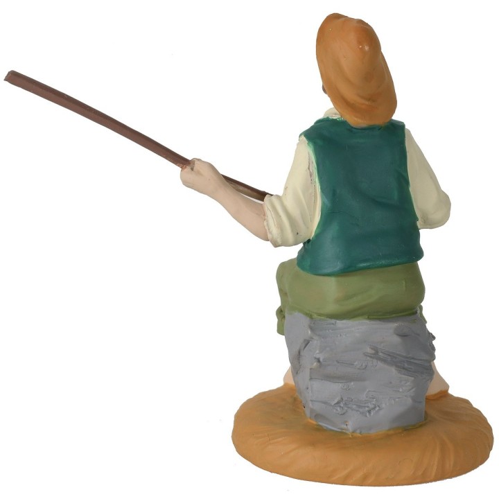 Pescatore seduto serie 10 cm Oliver
