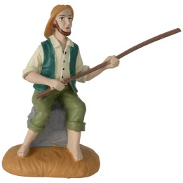 Pescatore seduto serie 10 cm Oliver