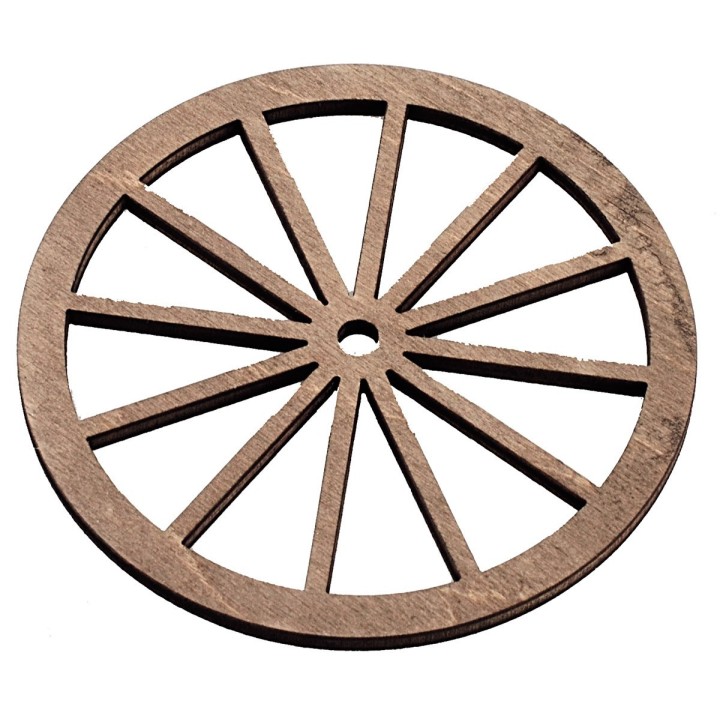 Wooden wheel ø 8 cm