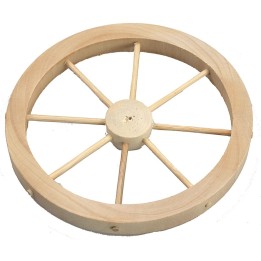 Ruota in legno ø 10 cm