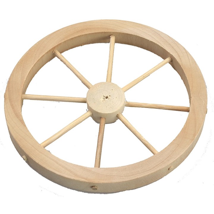 Rueda de madera ø 10 cm