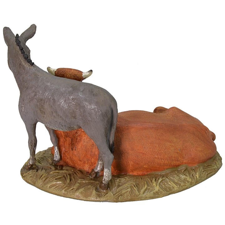Natividad Palestina en resina pintada 12 cm serie económica