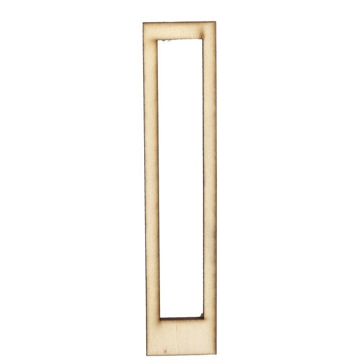 Puerta ventana de madera con hojas abatibles de 9x0,3x19,4 cm h