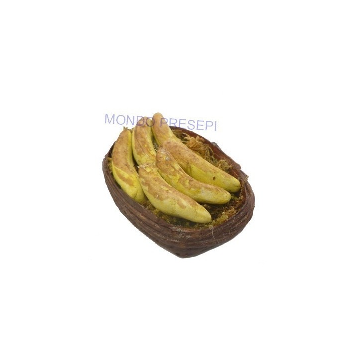 Cesta con plátanos - D404