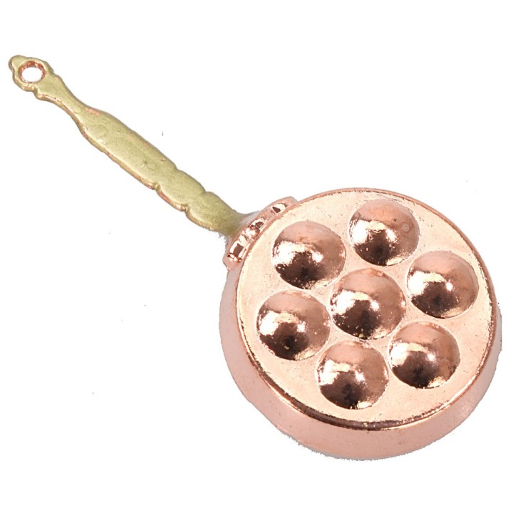 Tegame in rame con manico ø 2,8 cm
