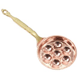 Tegame in rame con manico ø 2,8 cm