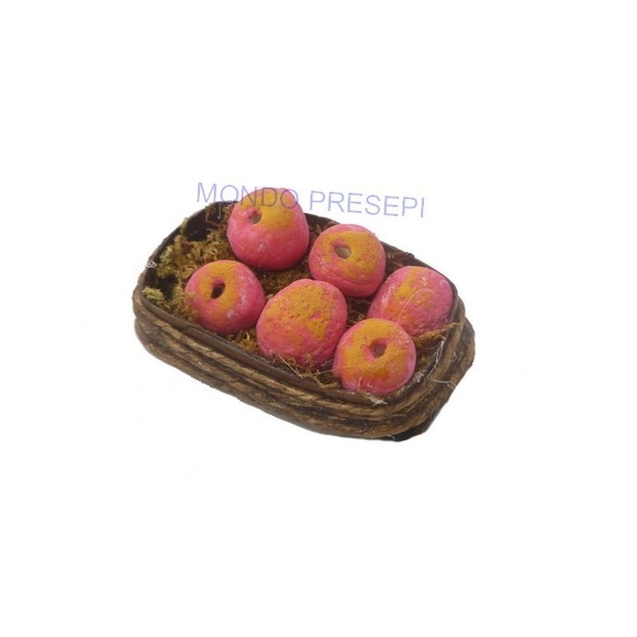 Basket with red apples - D405