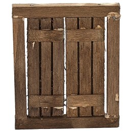 Finestra in legno con ante apribili cm 4,8x0,5x5,8 h