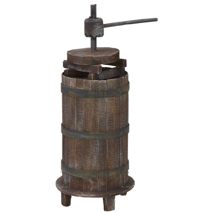 Torchio in legno cm 3,7 Ø x13 h per statue da 15 cm