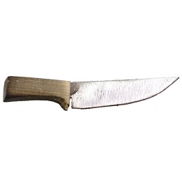 Metal knife with 3.5 cm antiqued handle