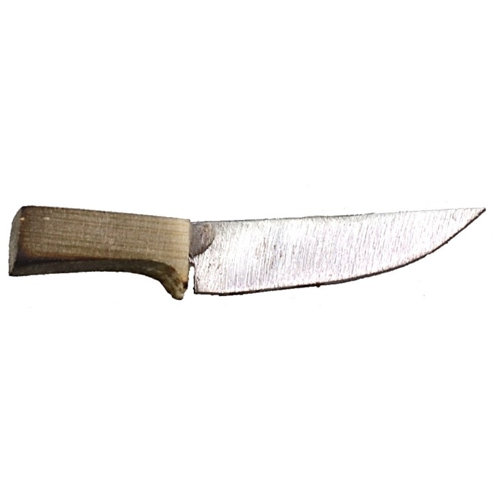 Coltello in metallo con manico anticato 3,5 cm